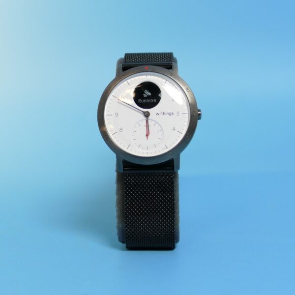 Гібридний смарт-годинник Withings Activite Steel HR Sport Black-White