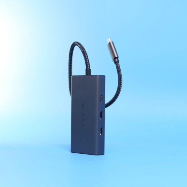 USB-хаб PULWTOP 9 в 1 USB-C – док-станція з 2 HDMI 4K 60Hz, USB 3.0, Ethernet, SD/TF та PD 100W